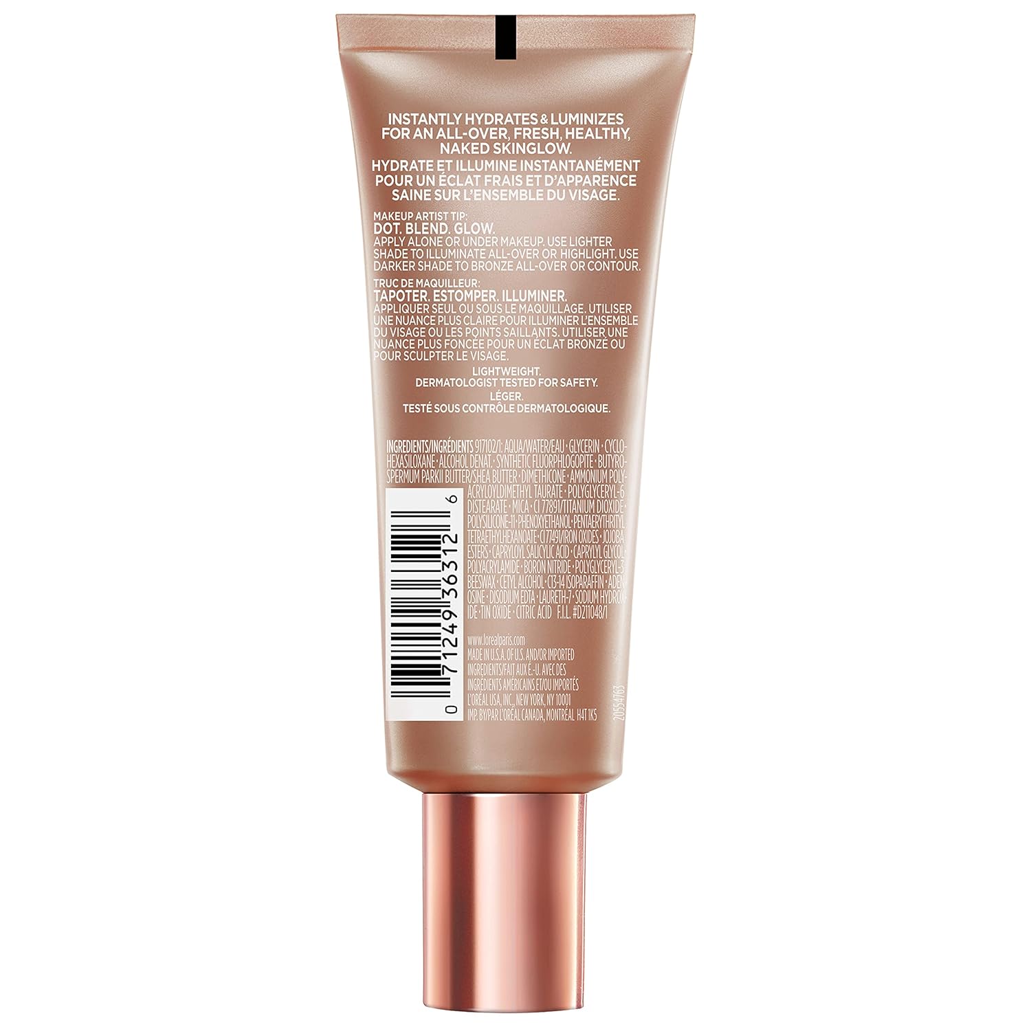 L'Oreal Paris Makeup True Match Lumi Glotion, Natural Glow Enhancer, Illuminator Highlighter, Bronzing Drops For a Sun-Kissed Glow, 903 Medium-9