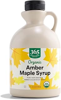 365 by Whole Foods Market, Organic Grade A Amber Maple Syrup, 32 Fl Oz