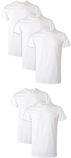 Hanes Men's Moisture-Wicking Crewneck Performance Undershirt, 5-Pack