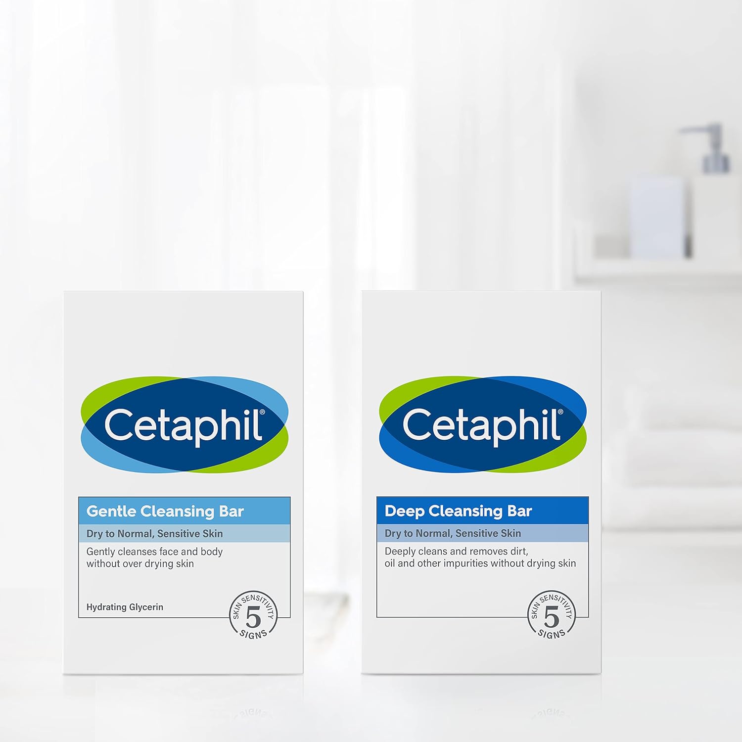 Cetaphil Bar Soap, Deep Cleansing Face and Body Bar, Pack of 3, For Dry to Normal, Sensitive Skin, Soap Free, Hypoallergenic, Paraben Free, Removes Makeup, Dirt and Oil-5