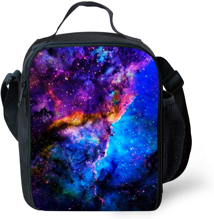 Galaxy Lunch Bag Insulated Lunch Box Cooler Bag (Starry sky 1)-0