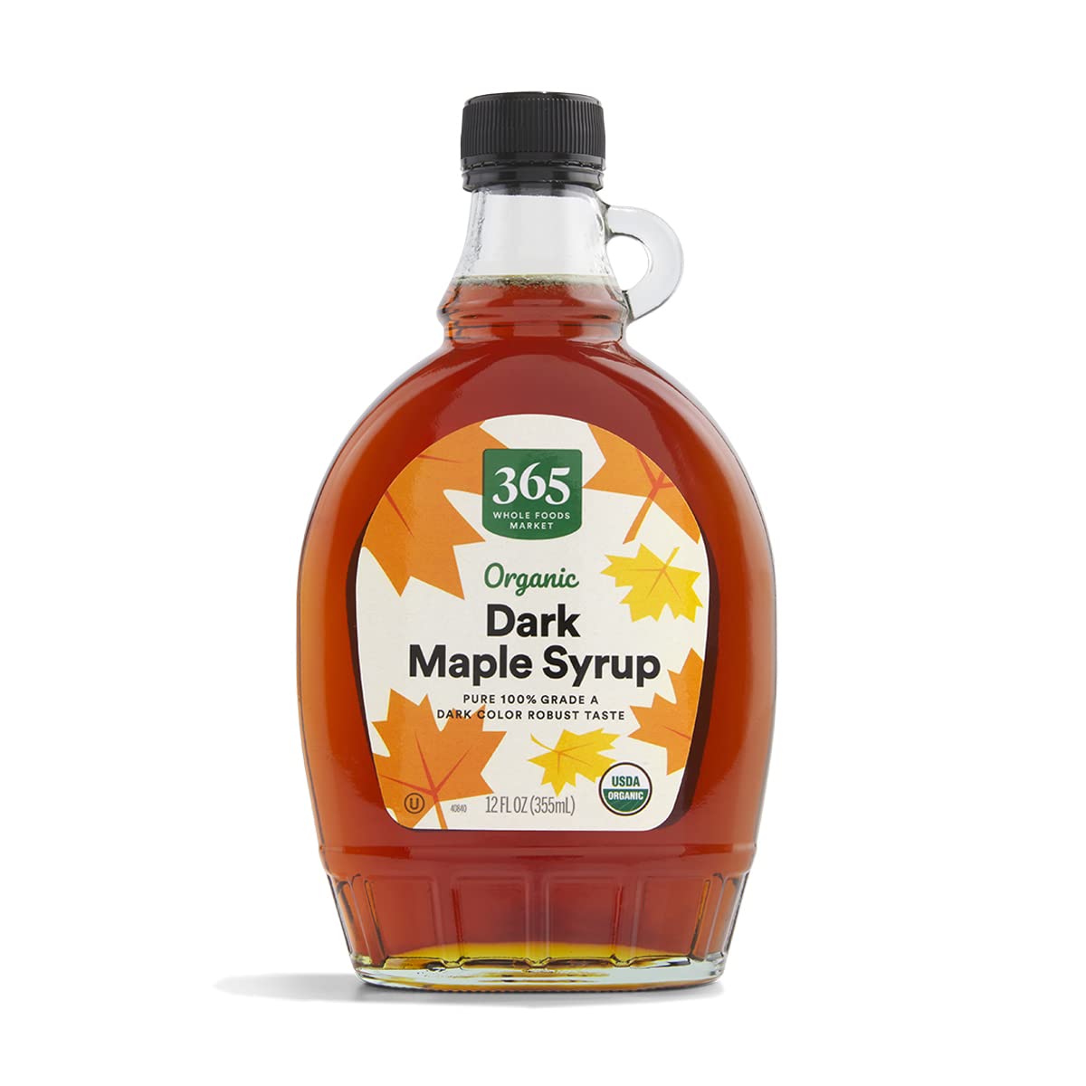 365 by Whole Foods Market, Organic Grade A Dark Maple Syrup, 12 Fl Oz-0