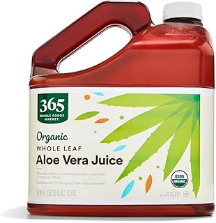 365 by Whole Foods Market Organic Whole Leaf Aloe Vera Juice, 128 Fl Oz