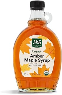 365 by Whole Foods Market, Organic Grade A Amber Maple Syrup, 12 Fl Oz