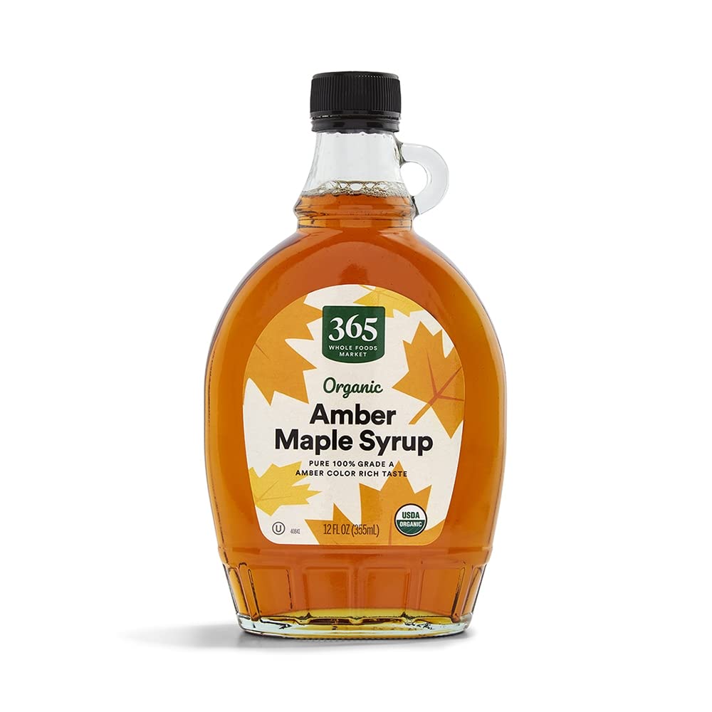 365 by Whole Foods Market, Organic Grade A Amber Maple Syrup, 12 Fl Oz-0