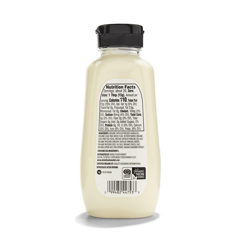 365 by Whole Foods Market, Organic Mayonnaise, 11.2 Fl Oz-1