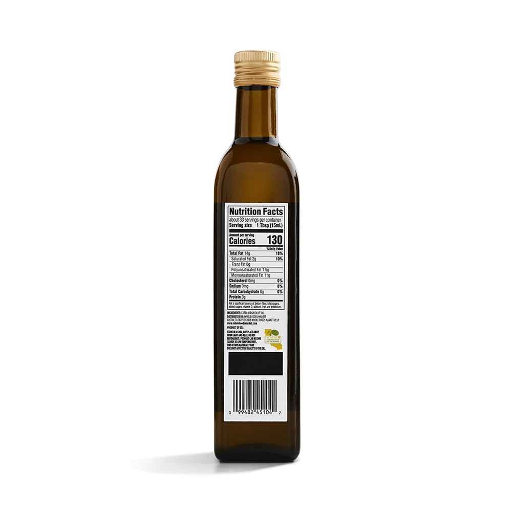 365 by Whole Foods Market, Small Batch California Extra Virgin Olive Oil, 16.9 Fl Oz-1