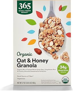 365 by Whole Foods Market, Organic Granola Oat And Honey, 17 Ounce