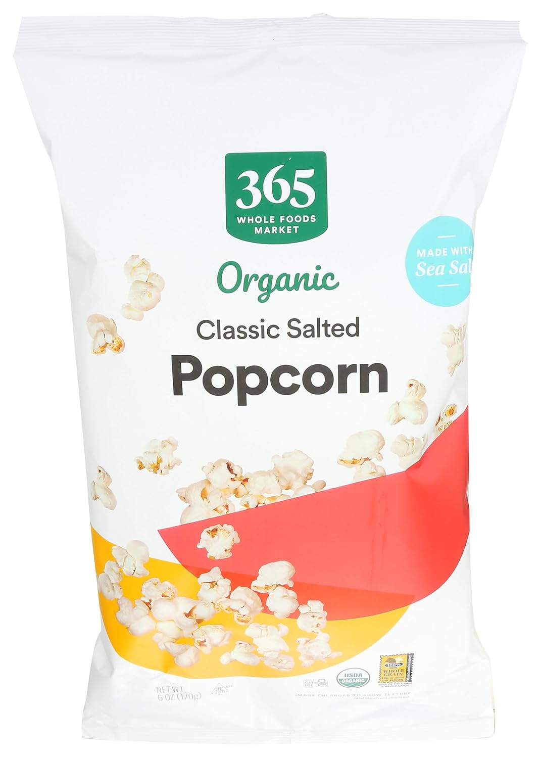 365 by Whole Foods Market, Organic Classic Salted Popcorn, 6 Ounce-0