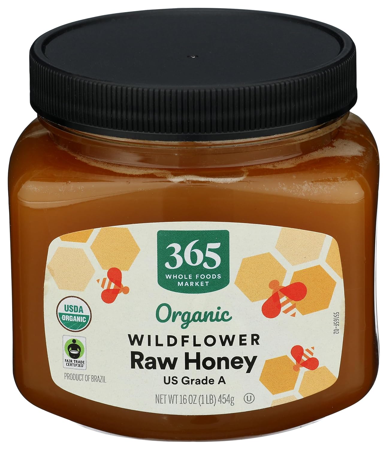 365 by Whole Foods Market, Organic Raw Mountain Forest Honey, 16 Ounce-0