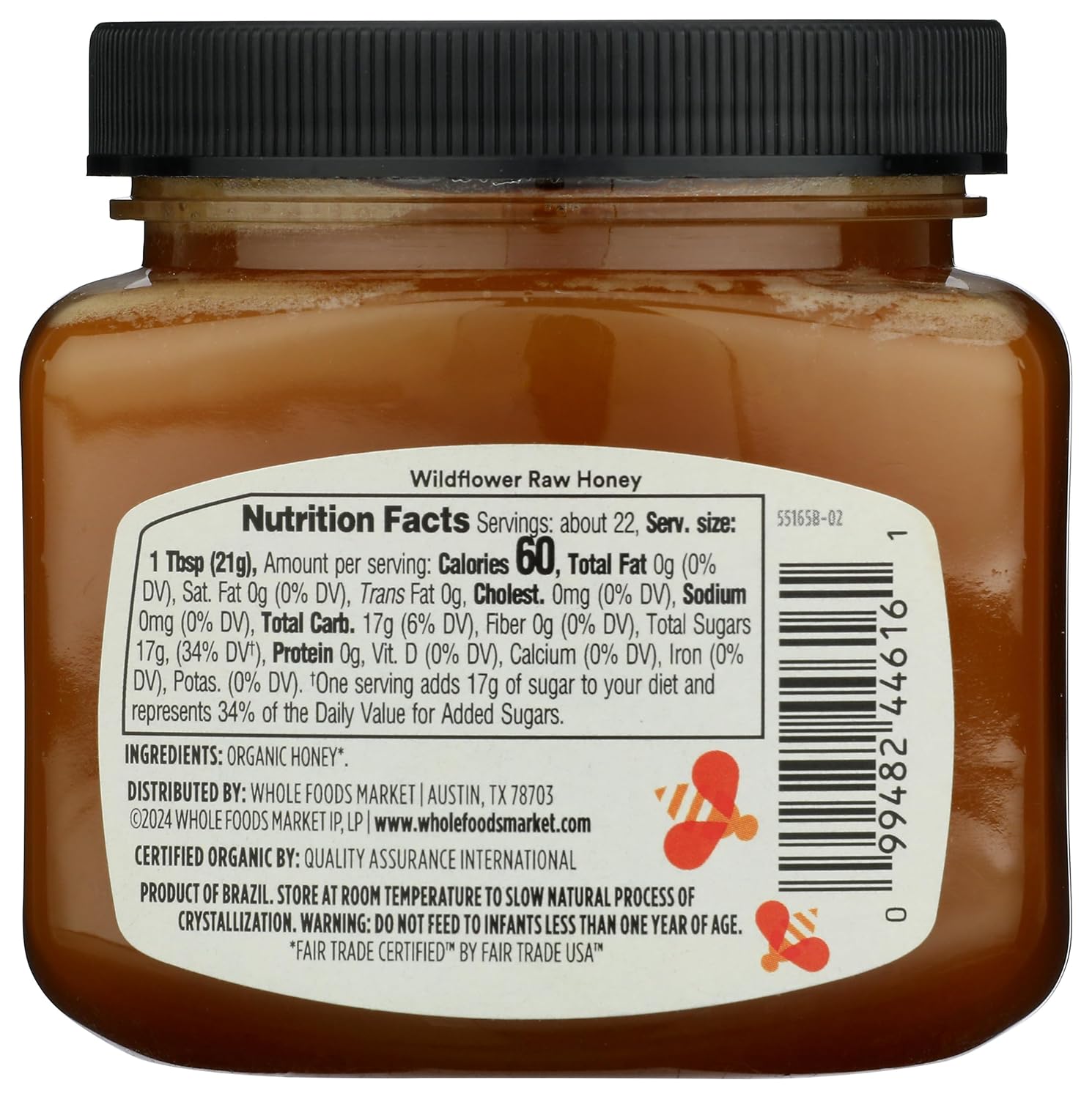 365 by Whole Foods Market, Organic Raw Mountain Forest Honey, 16 Ounce-1