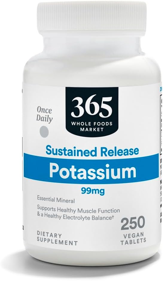 365 by Whole Foods Market, Potassium 99Mg, 250 Tablets-0