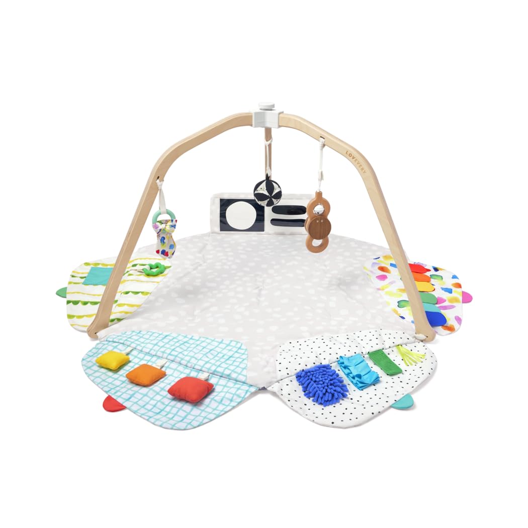 LOVEVERY | The Play Gym | Award Winning For Baby , Stage-Based Developmental Activity Gym & Play Mat for Baby to Toddler-0