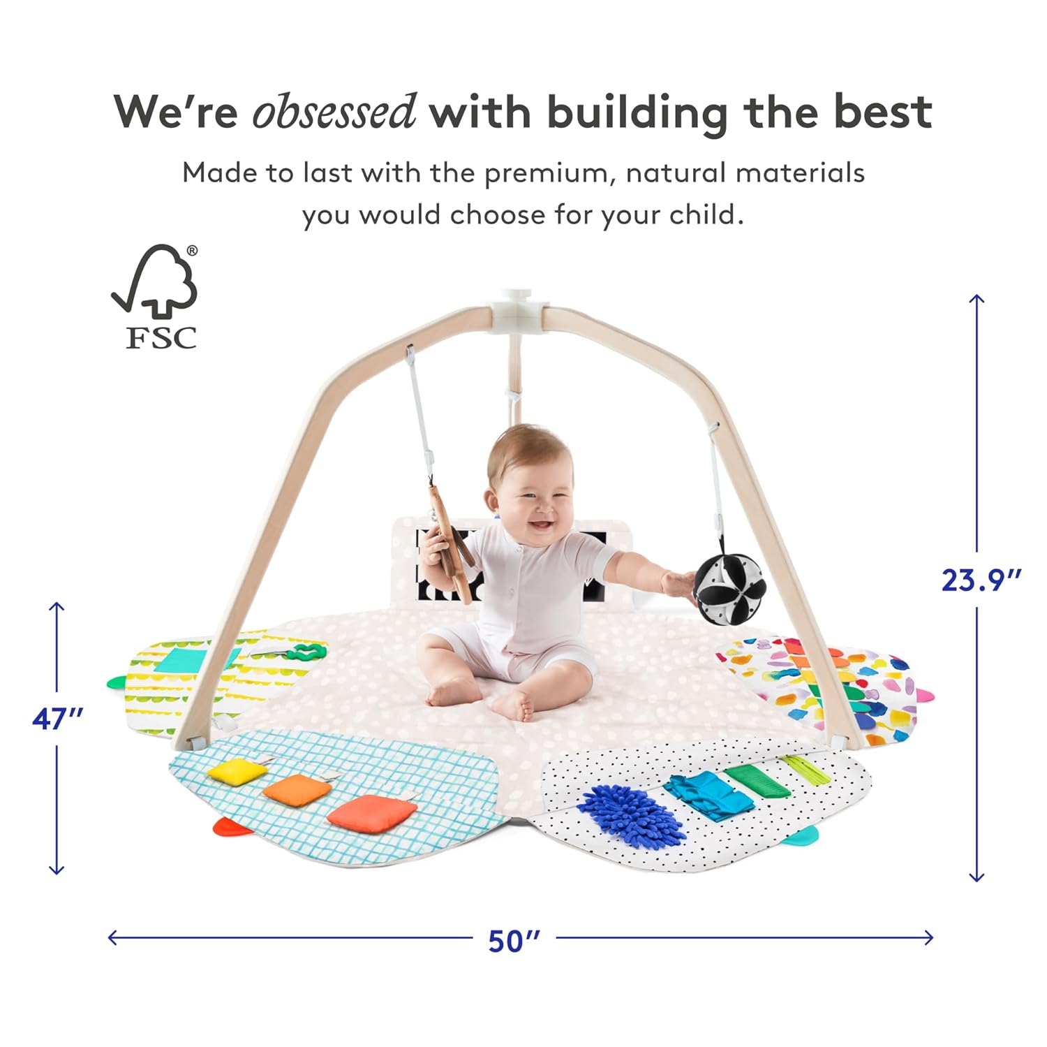 LOVEVERY | The Play Gym | Award Winning For Baby , Stage-Based Developmental Activity Gym & Play Mat for Baby to Toddler-6