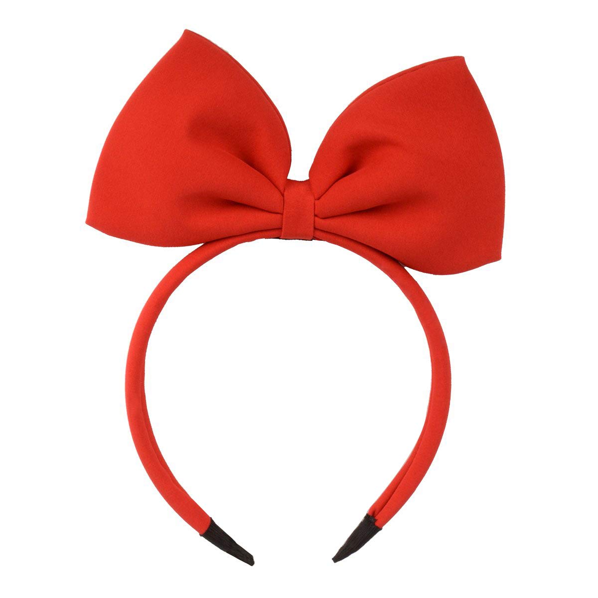 Hair Band Bow Headbands Headdress for Women and Girls, Perfect Hair Accessories for Party and Cosplay (Red)-0