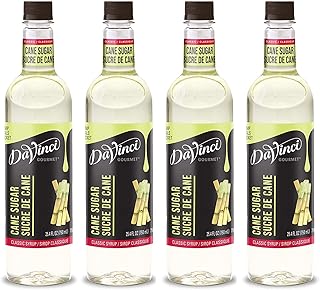 DaVinci Gourmet Classic Cane Sugar Syrup, 25.4 Fluid Ounce (Pack of 4)