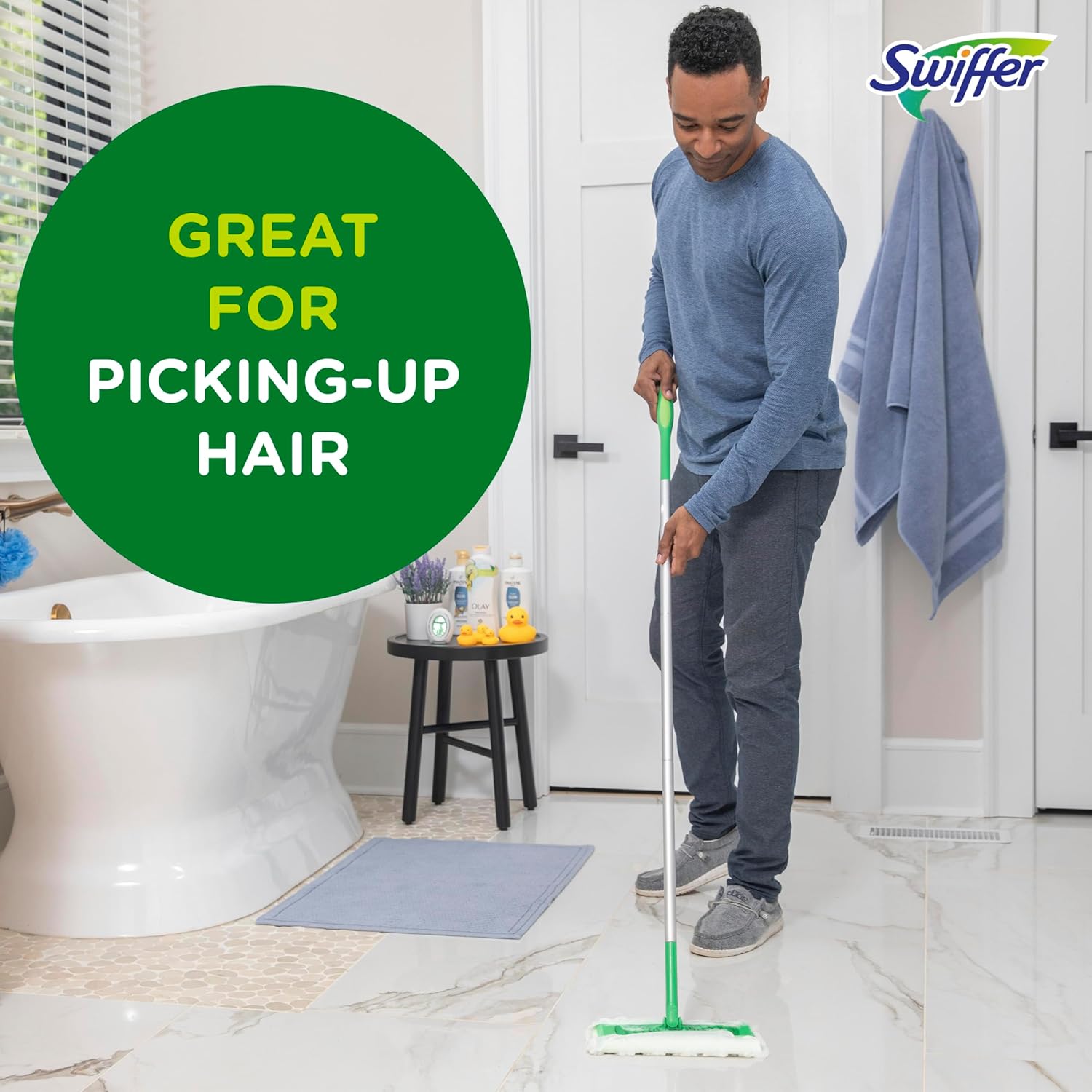 Swiffer Sweeper Dry Mop Refills for Floor Mopping and Cleaning, All Purpose Floor Cleaning Product, Unscented, 52 Count (Packaging May Vary)-7