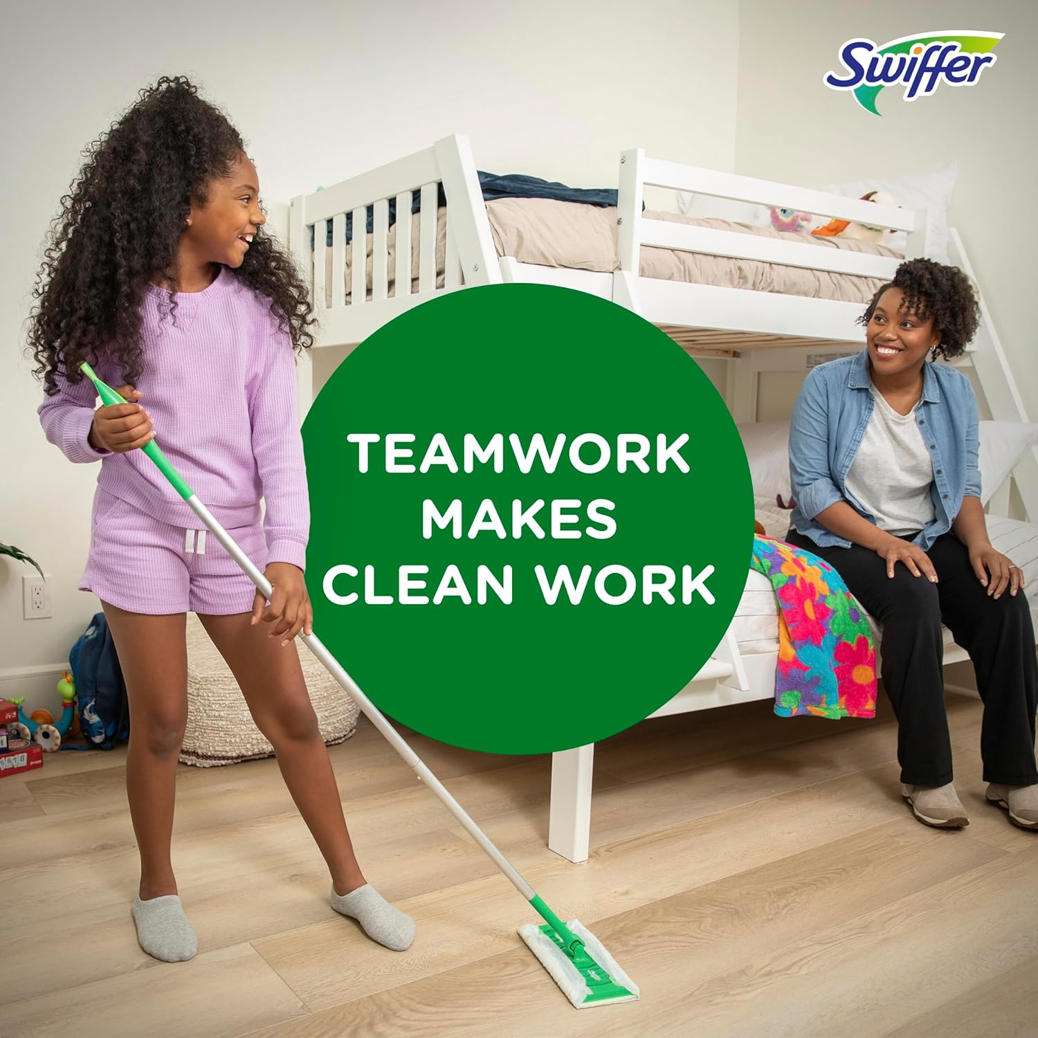 Swiffer Sweeper Dry Mop Refills for Floor Mopping and Cleaning, All Purpose Floor Cleaning Product, Unscented, 52 Count (Packaging May Vary)-8