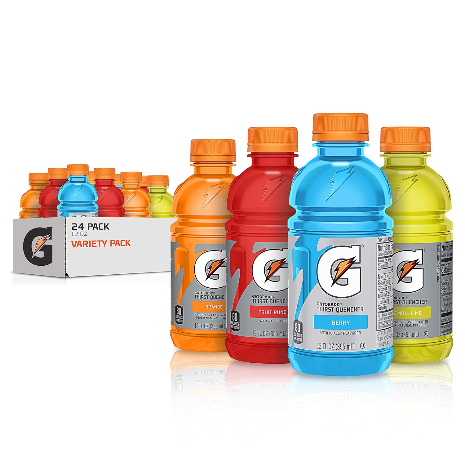 Gatorade Classic Thirst Quencher, Variety Pack, 12 Fl Oz (Pack of 24)-0