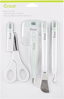 Cricut Basic Tool Set - 5-Piece Precision Tool Kit for Crafting and DIYs, Perfect for Vinyl, Paper & Iron-on Projects, Great Companion for Cricut Cutting Machines, Mint