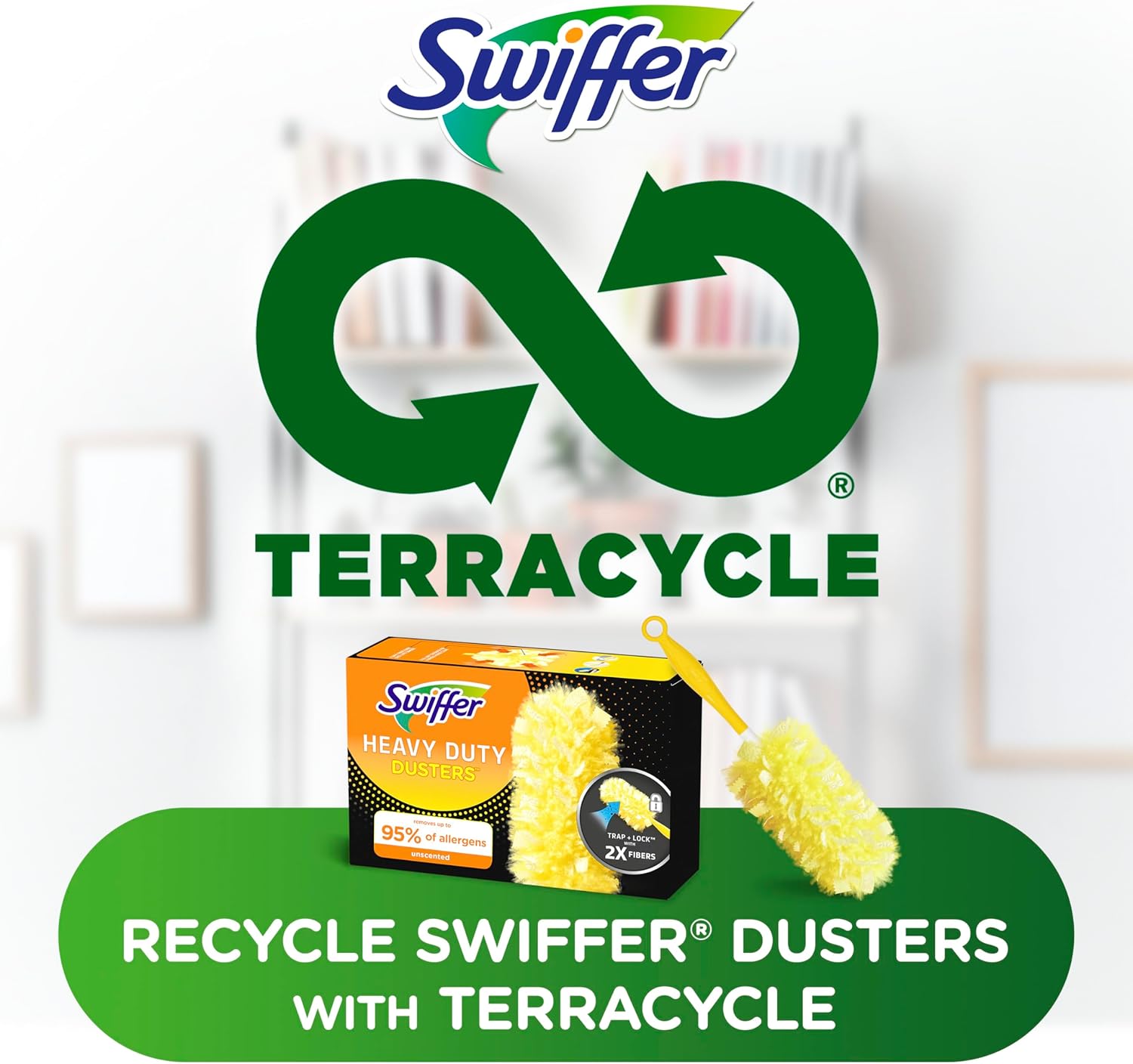 Swiffer Dusters Heavy Duty Multi-Surface Duster Refills for Cleaning, Unscented, 11 Count-7