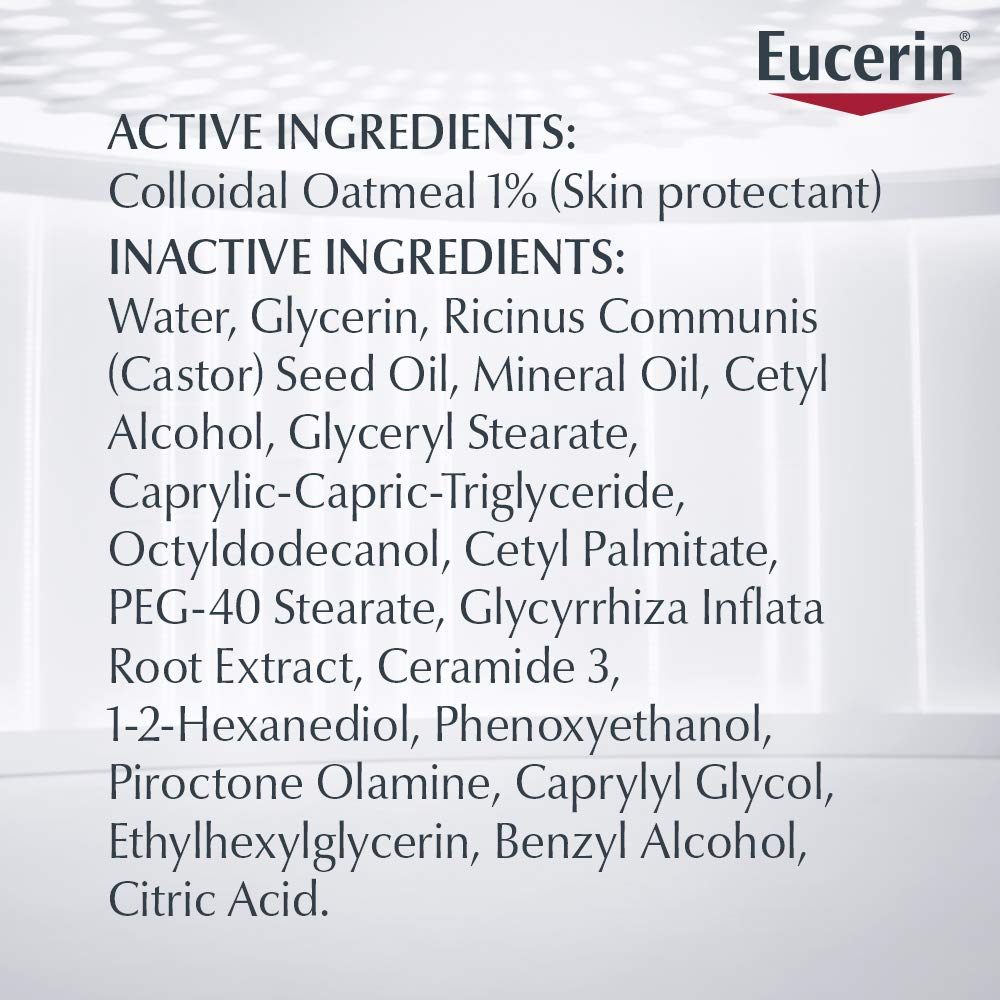 Eucerin Eczema Relief Cream, Full Body Lotion for Eczema-Prone Skin, Moisturizing Eczema Cream, Body Moisturizer, Multi-Pack, 8 oz. Tube (Pack of 3)-8