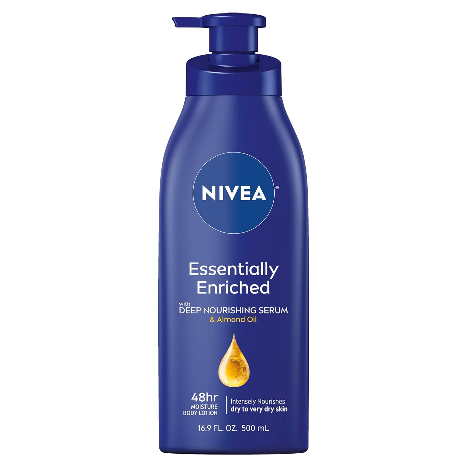 NIVEA Essentially Enriched Body Lotion for Dry Skin, Pack of 2, 16.9 Fl Oz Pump Bottles-12