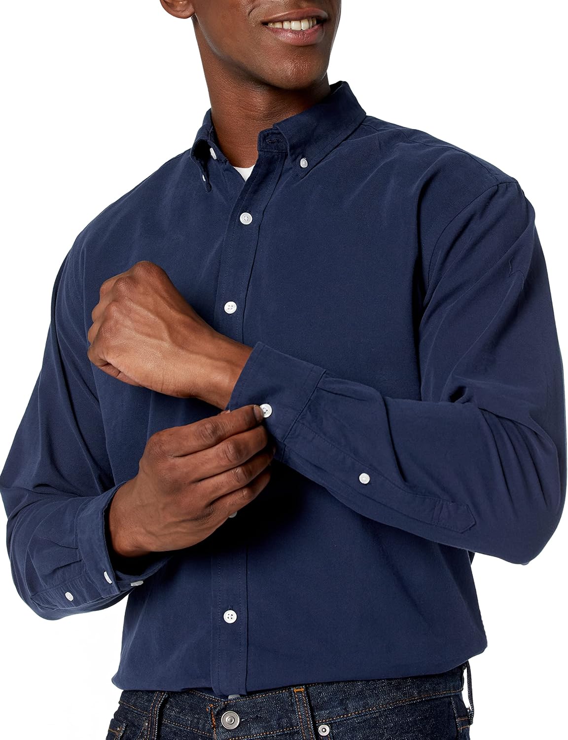 Amazon Essentials Men's Regular-Fit Long Sleeve Oxford Shirt-3