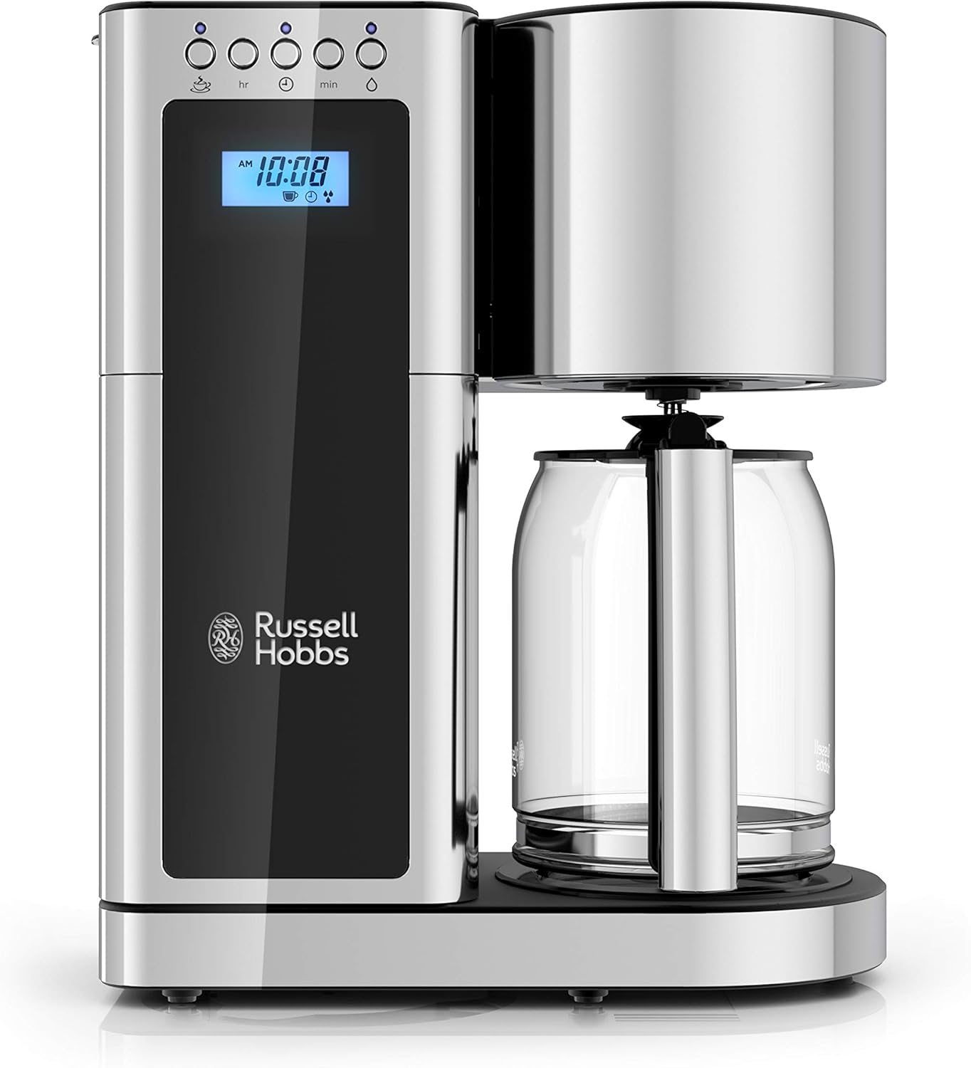 Russell Hobbs Glass Series 8-Cup Coffeemaker, Black & Stainless Steel, CM8100BKR-7