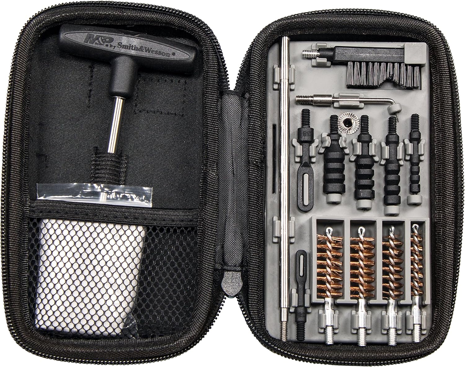 Smith & Wesson M&P Compact Pistol Cleaning Kit for .22 9mm .357 .38 .40 10mm and .45 Caliber Handguns, Black-0