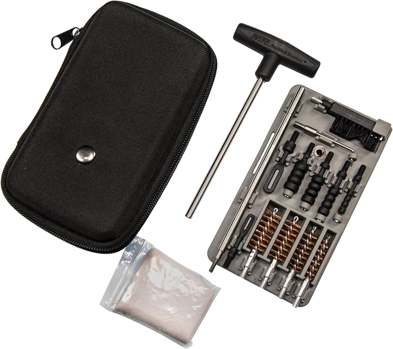 Smith & Wesson M&P Compact Pistol Cleaning Kit for .22 9mm .357 .38 .40 10mm and .45 Caliber Handguns, Black-2