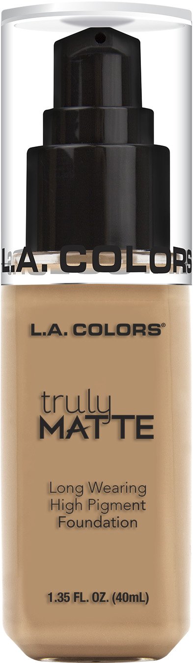 L.A. COLORS Truly Matte Foundation, Soft Beige CLM354-0