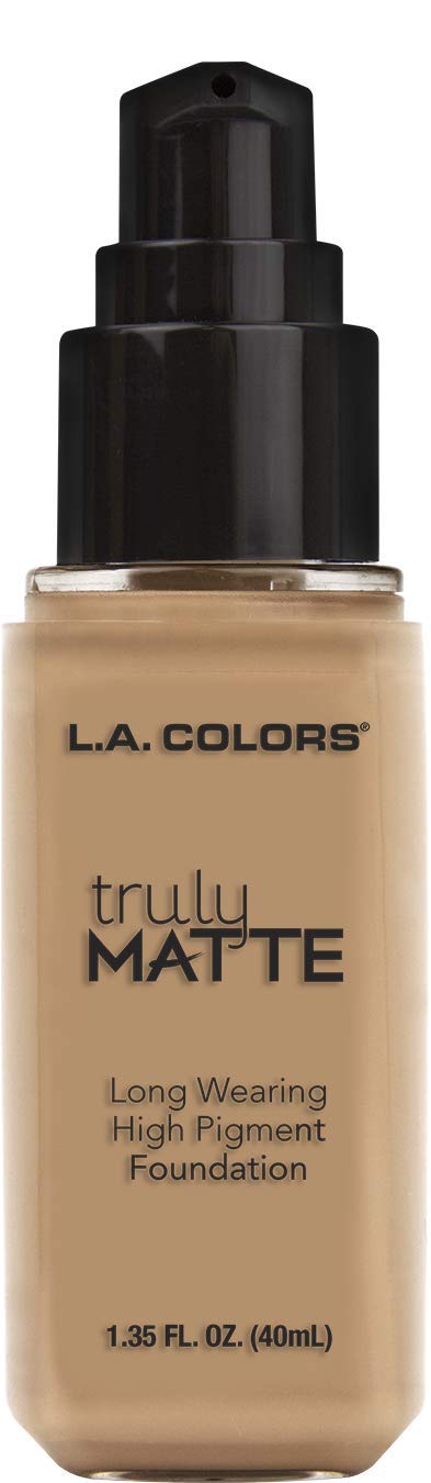 L.A. COLORS Truly Matte Foundation, Soft Beige CLM354-1