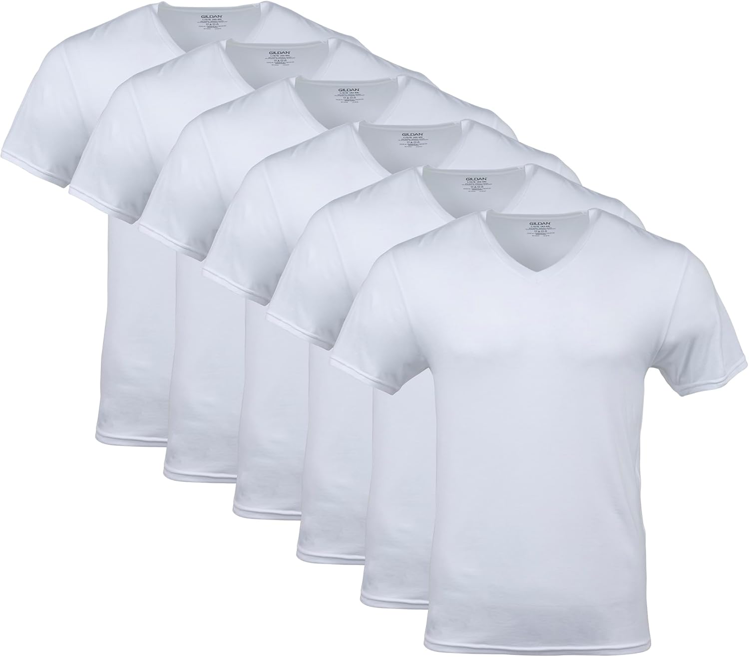 Gildan Men's V-Neck T-Shirts, Multipack, Style G1103-0