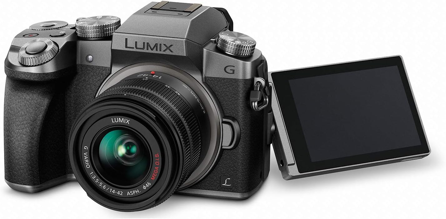 Panasonic Lumix G7 4K Digital Mirrorless Camera Bundle with Lumix G Vario 14-42mm and 45-150mm Lenses, 16MP, 3-Inch Touch LCD, DMC-G7WK (USA Black)-8