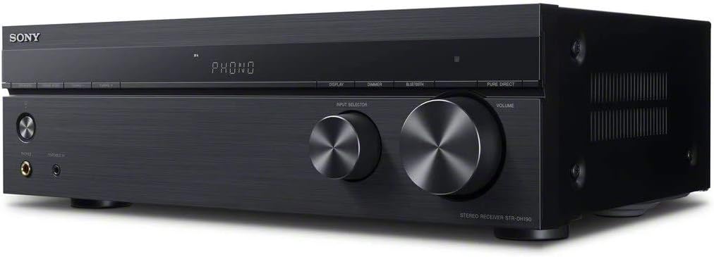 Sony STRDH190 2-ch Home Stereo Receiver with Phono Inputs & Bluetooth Black-6