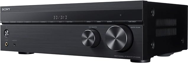 Sony STRDH590 5.2 Channel Surround Sound Home Theater Receiver: 4K HDR AV Receiver with Bluetooth,Black