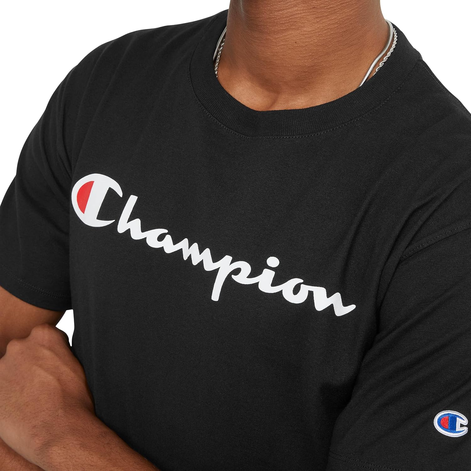 Champion Men's T-Shirt, Classic Graphic T-Shirt, Soft and Comfortable T-Shirts for Men, Script Logo (Reg. or Big & Tall)-3