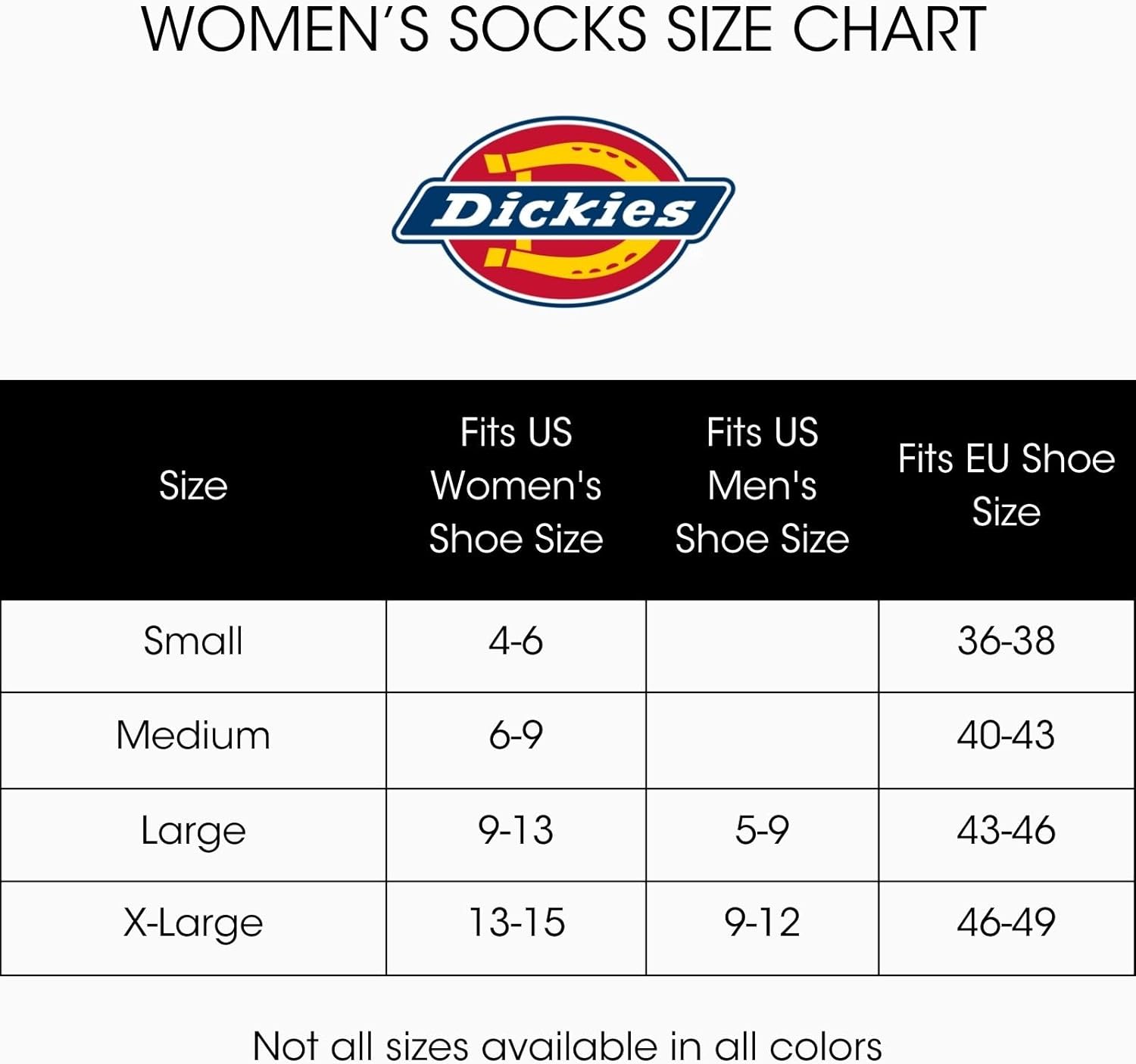 Dickies Women's Dri-tech Fashion Moisture Control Crew Socks, Available in S-XL (5, 6, 12 Pairs)-2