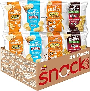 Simply, Variety Pack Snacks, 0.875 Ounce (Pack of 36)