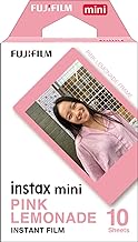 FUJIFILM Instax Mini Pink Lemonade Film - 10 Exposures