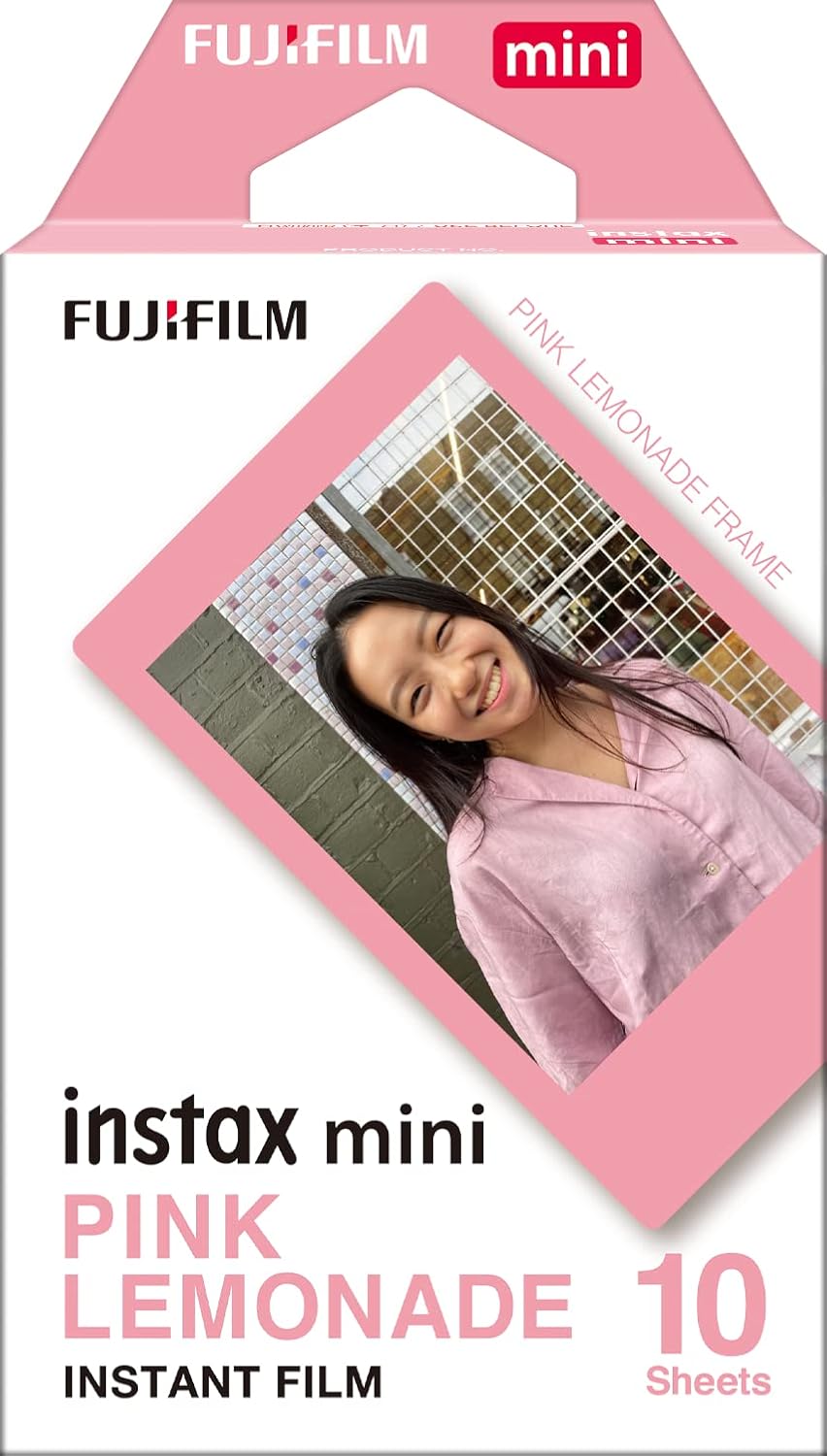 FUJIFILM Instax Mini Pink Lemonade Film - 10 Exposures-0