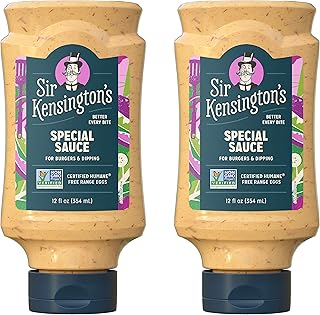 Sir Kensington's Mayonnaise Special Sauce 2 Count Gluten Free Non- GMO Project Verified Shelf-Stable 12 oz