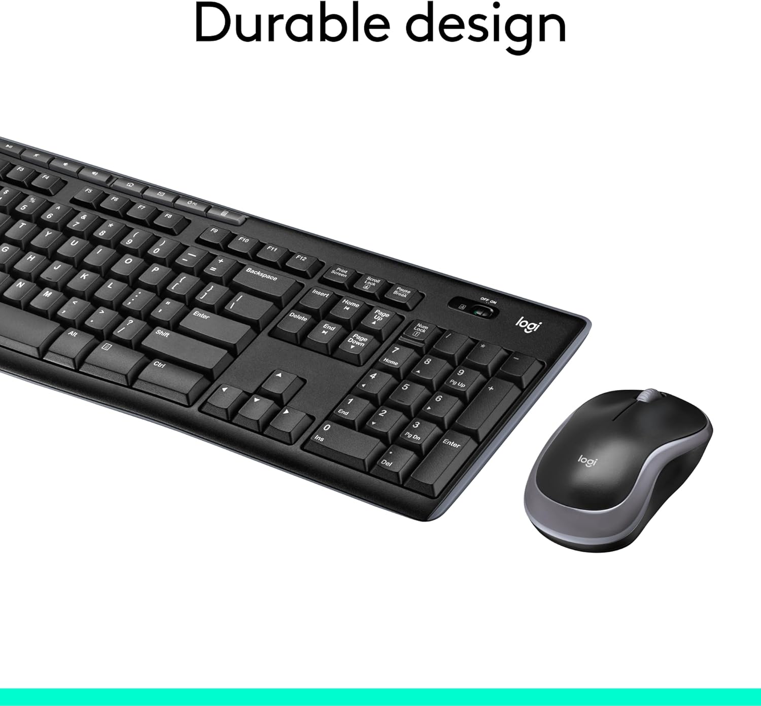 Logitech MK270 Wireless Keyboard And Mouse Combo For Windows, 2.4 GHz Wireless, Compact Mouse, 8 Multimedia And Shortcut Keys, For PC, Laptop - Black-4