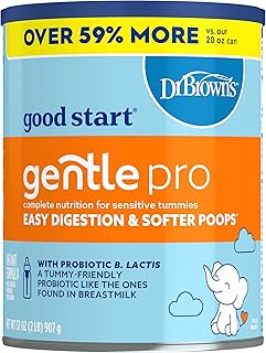 Gerber Good Start Baby Formula Powder, GentlePro, Stage 1, Non GMO, 32 Ounce (Package May Vary) For 0 -12 Months