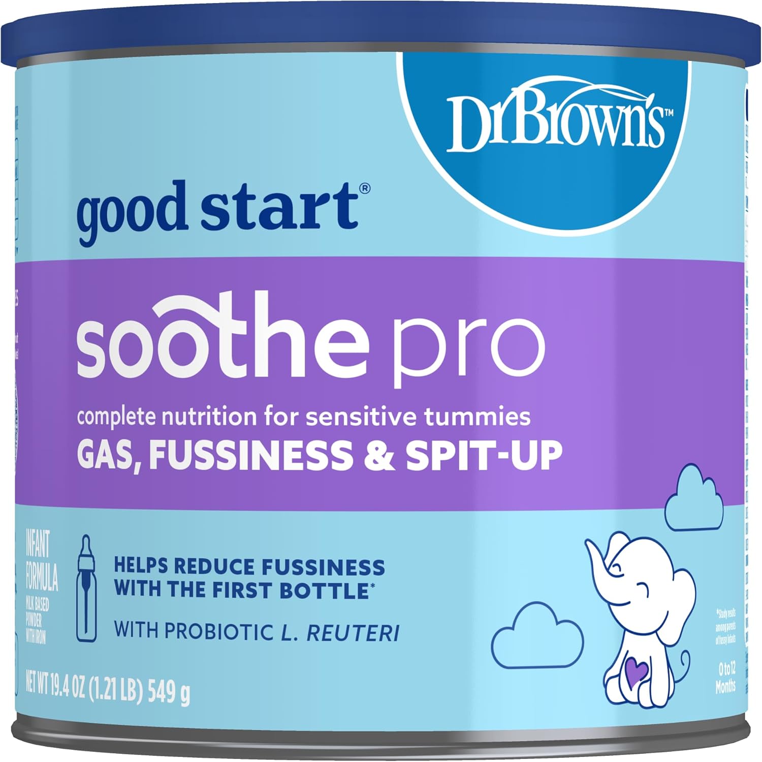 Gerber Good Start Baby Formula Powder, SoothePro, Stage 1, 19.4 Ounce-0