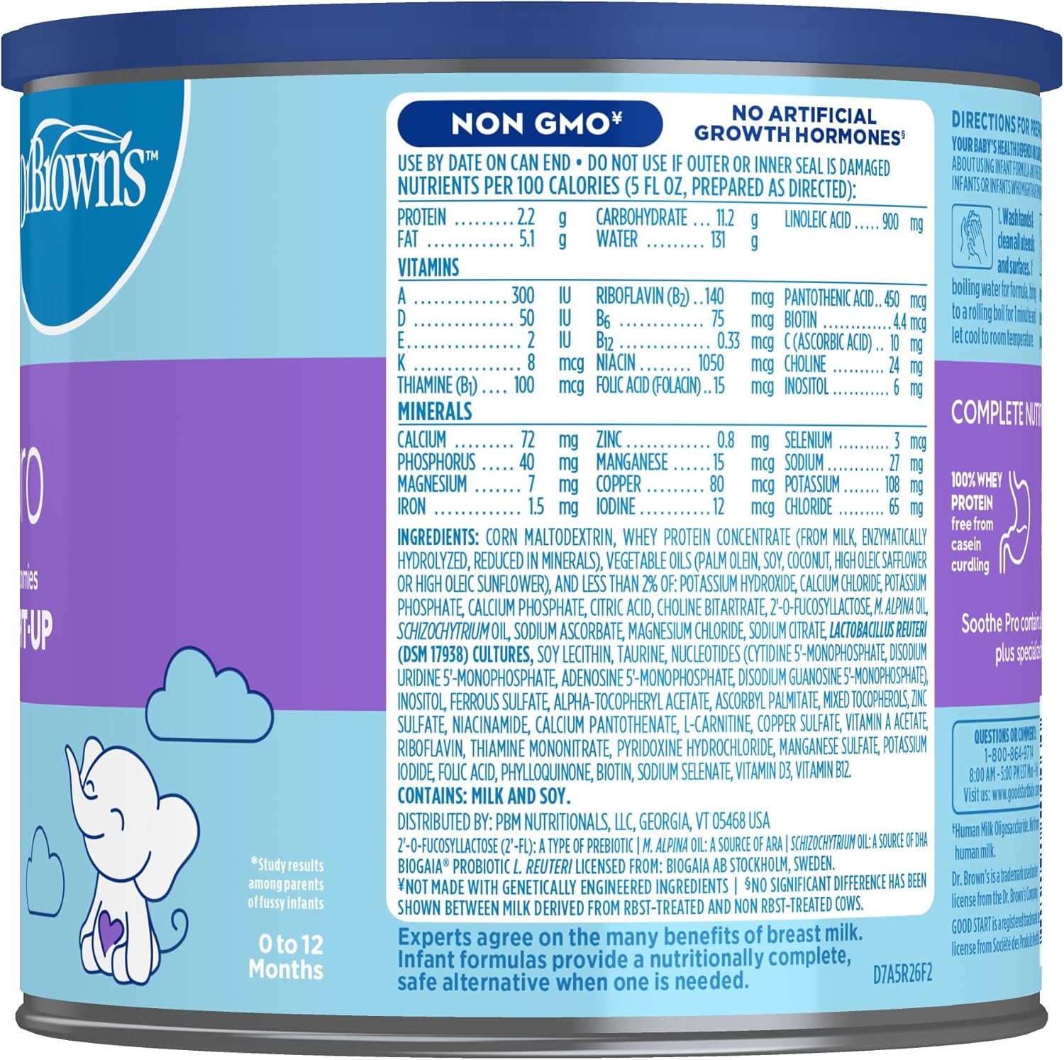 Gerber Good Start Baby Formula Powder, SoothePro, Stage 1, 19.4 Ounce-4