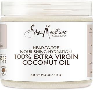 SheaMoisture for Dry Skin Nourishing Hydration 100% Extra Virgin Coconut Oil Soften and Restore Skin and Hair 14.5 oz