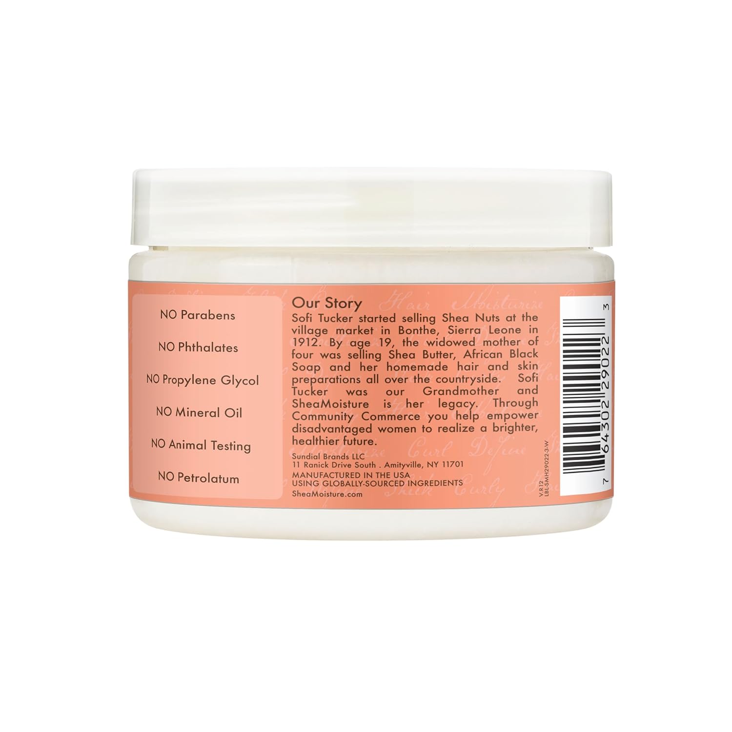 SheaMoisture Smoothie Curl Enhancing Cream Coconut and Hibiscus for Thick, Curly Hair Sulfate Free and Paraben Free 12 oz-1