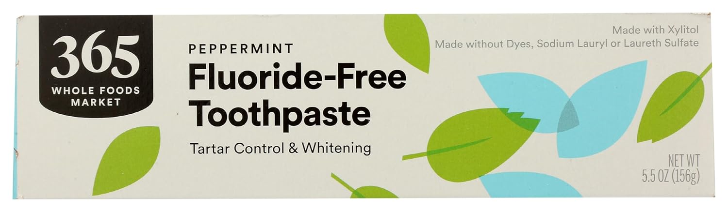 365 by Whole Foods Market, Fluoride-Free Tartar Control and Whitening Toothpaste, 5.5 Ounce-0